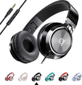 ARTIX CL750 Wired Headphones with Mic — Noise Isolating On-Ear Headphones for Computer and Laptop Wired, Plug in Corded Headphone with Wire (Foldable, Aux Jack 3.5mm) by ARTIX