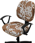 Smiry Stretch Printed Office Computer Desk Chair Covers for Seat & Backrest by Smiry