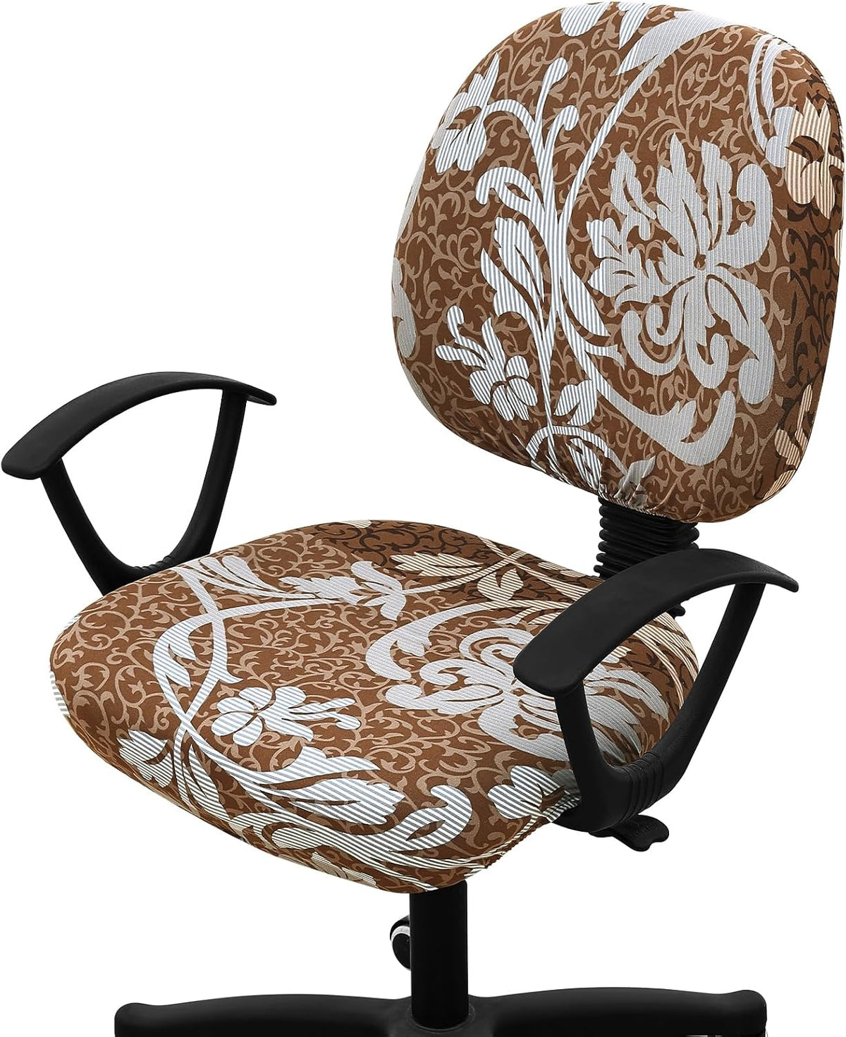 Smiry Stretch Printed Office Computer Desk Chair Covers for Seat & Backrest by Smiry