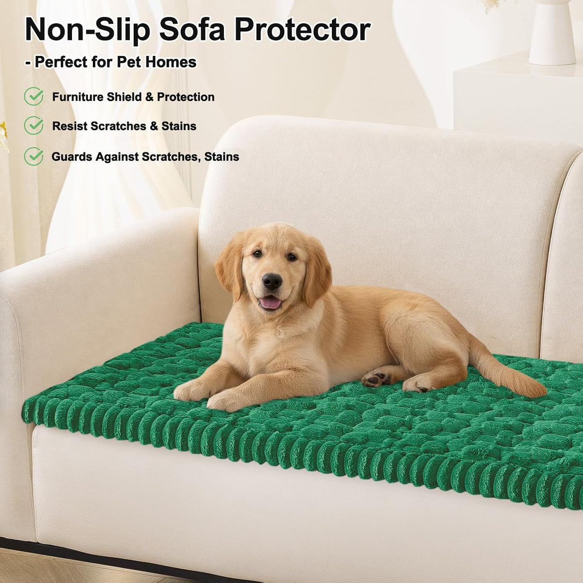 Smiry Couch Covers for Dogs, Non Slip Fuzzy Pet Sofa Protector Washable - Image 10