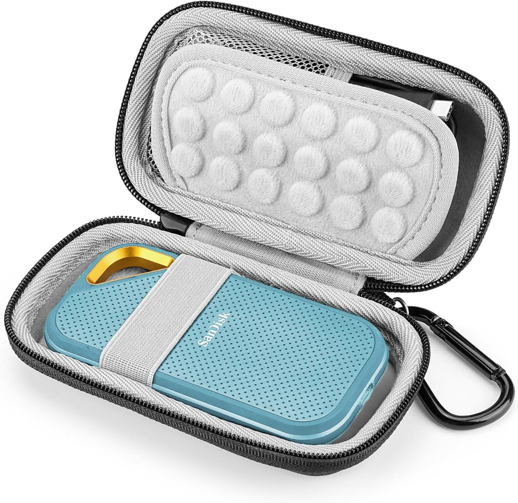 Yinke Hard Case for SanDisk Extreme Pro/SanDisk Extreme Portable External SSD 500GB 1TB 2TB, Travel Case Protective Cover Storage Bag by Yinke