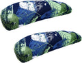 Smiry Stretch Printed Office Chair Armrest Covers, 2 Pcs, Deep Green by Smiry
