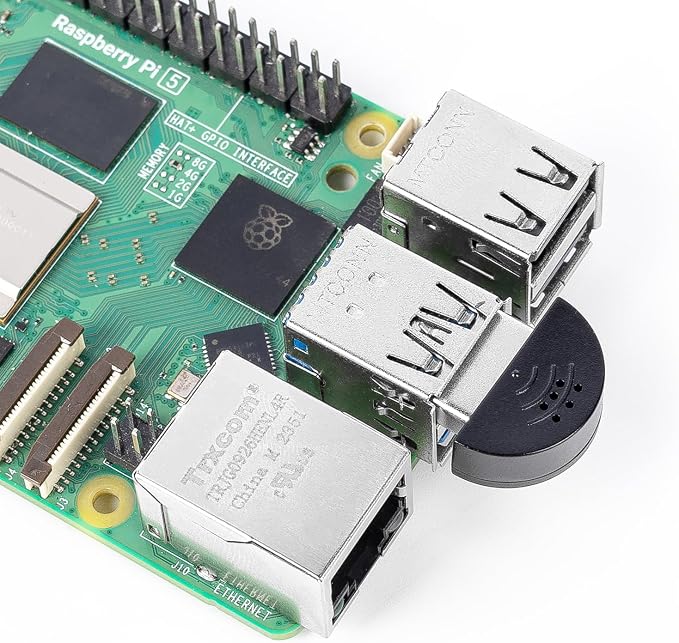 SunFounder USB 2.0 Mini Microphone for Raspberry Pi 5/4B/3B+/3B, Pironman 5/Max/Mini/Pro Max, Laptop Desktop PCs, AI LLMs Openclaw Voice Recognition, No Driver by SunFounder