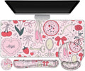 Gaming Mouse Pad, 4in1 XXL Mousepad Large Desk Mat, Cute Desk Pad Protector by ToLuLu