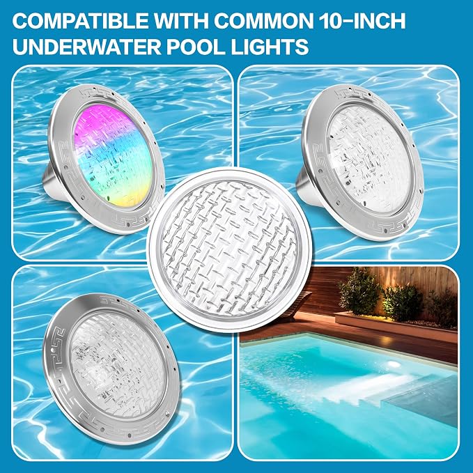 10" Pool Light Glass Replacement Lens, Model 79100100 | Model 79100100 - Image 6