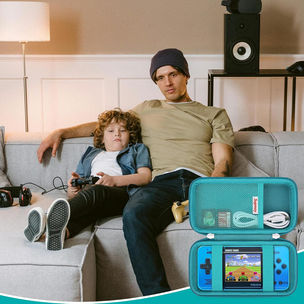 Supmay Carrying Case Compatible with WELLST-G Handheld Game for Kids, Green - Image 7