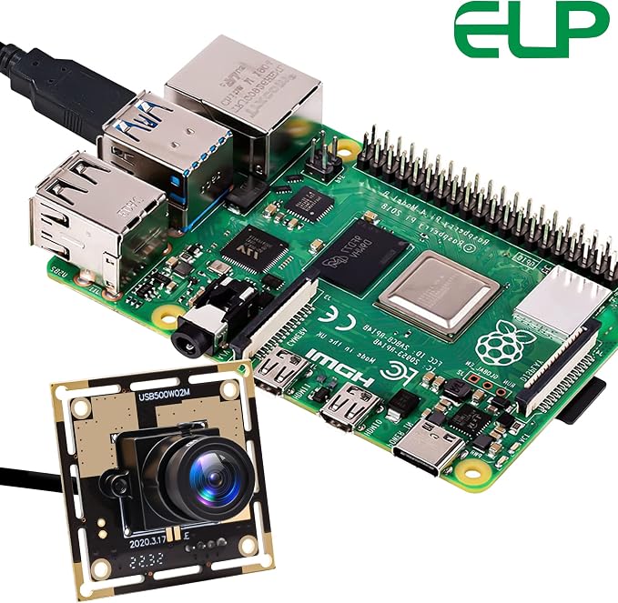 ELP 5mp USB Camera Module for Computer Industrial Machine Vision Webcam | 2.8mm Lens Wide Angle PC Camera for Windows Linux Android, Mac, UVC USB2.0 Lightburn Camera for Laptop, Computer, Jetson Nano - Image 6