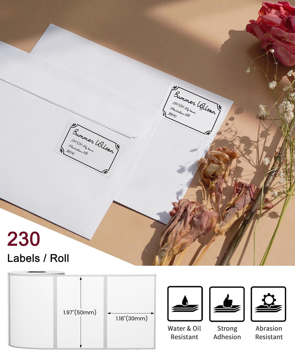 [6x230 pcs] Phomemo Original Labels M110-1.97'' x 1.18''(50x30mm) - Image 2