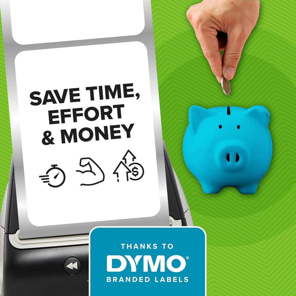 DYMO®-Branded LabelWriter Mailing Address Labels for LabelWriter Label Printers, White, 1-1/8" x 3-1/2", 6 Rolls of 350 (2100 Total) - Image 7