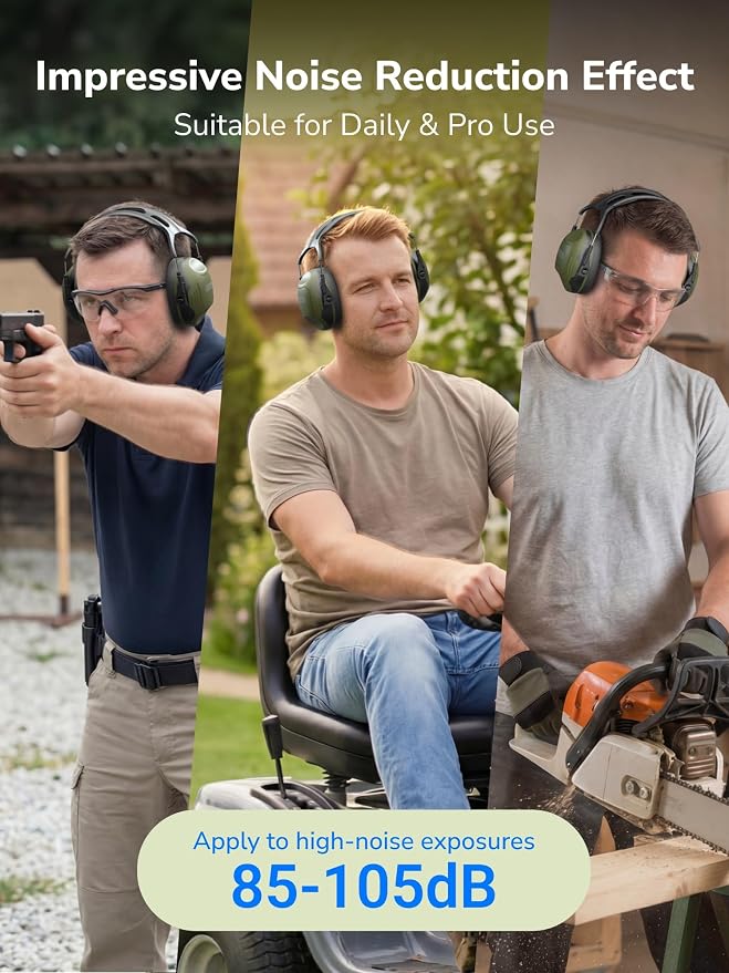 Dr.meter Ear Protection Ear Muffs, Noise Cancelling Headphones for Adults | 34dB Noise Reduction Earmuffs for Kids Autism Sensory, Hearing Protection in Range, Mowing, Work, Concerts Monster Jam C06 - Image 6