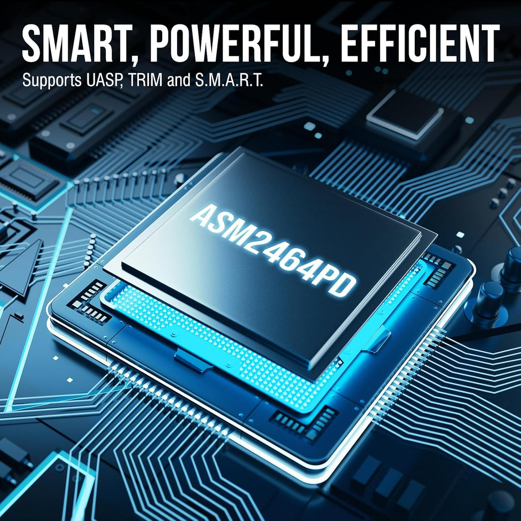 SABRENT USB4 NVMe SSD Enclosure, Tool-Free, 3900MB/s (EC-U4TN) - Image 4