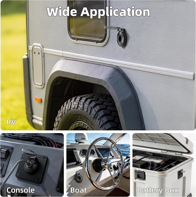 Starlink Mini RV Cable Pass Through Kit, Panel Mounting Waterproof 2 Packs | Aluminum DC 5.5 x 2.1 Socket for Campervan, Caravan, Motorhome, Battery Box - Image 6