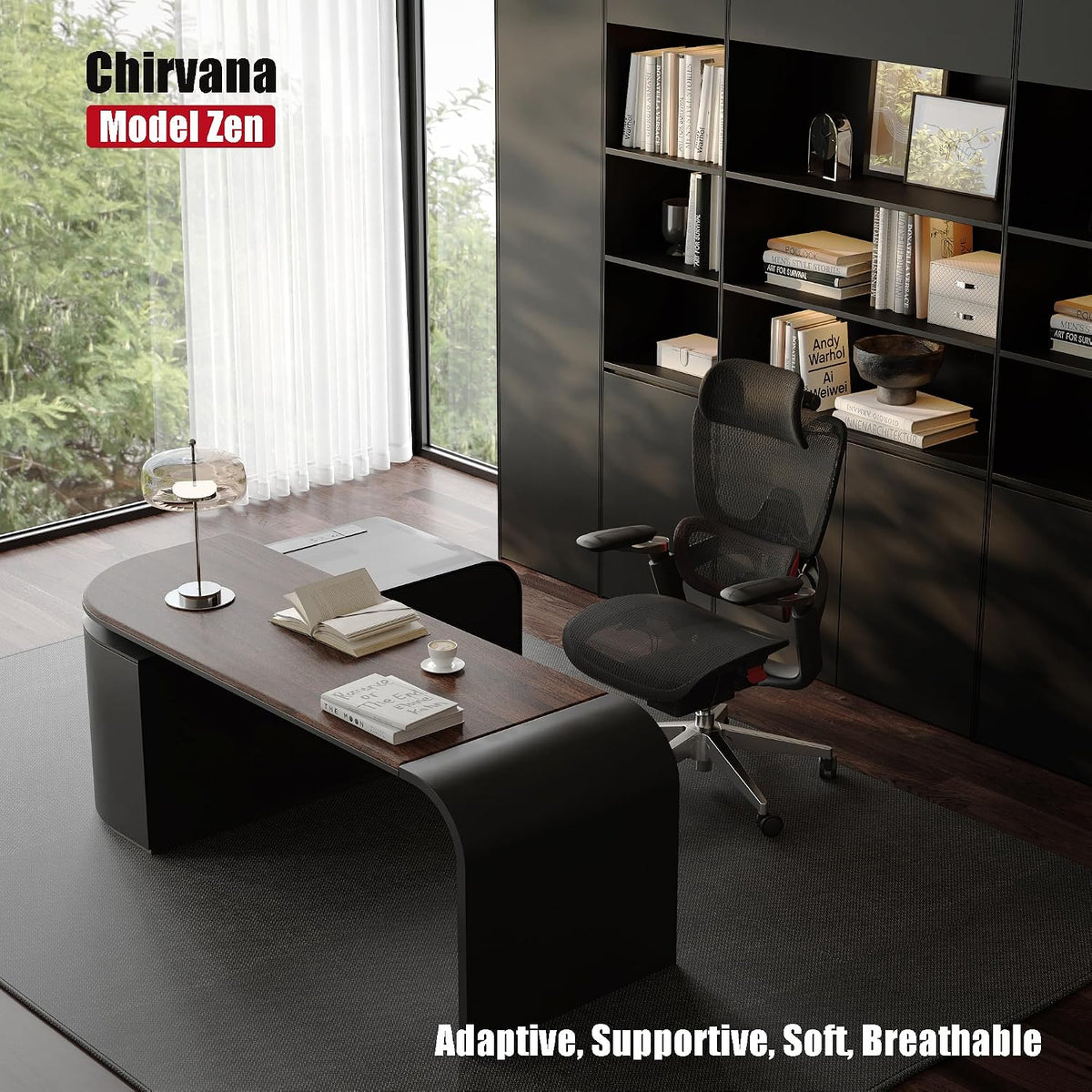 Ergonomic Office Chair, Mesh Computer Chair,Home Desk Chair - Image 2