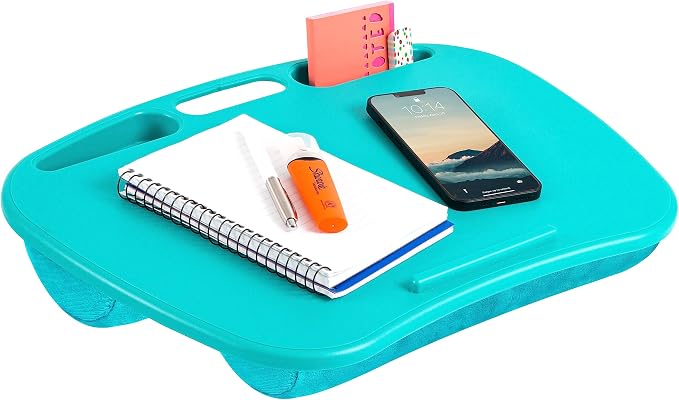 LAPGEAR MyDesk Lap Desk – Turquoise, 12-Pack, Fits 15.6” Laptops - Image 2