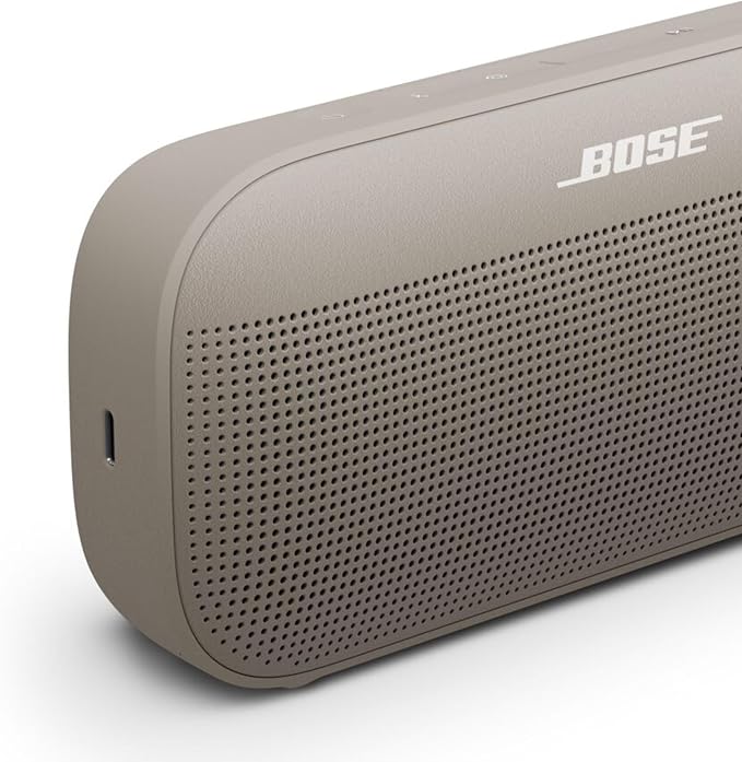 Bose SoundLink Flex Bluetooth Speaker (2nd Gen) - Portable Outdoor Speaker with Hi-Fi Audio, Waterproof and Dustproof, USB-C, Up to 12 Hours Battery Life, Sandstone - Image 5