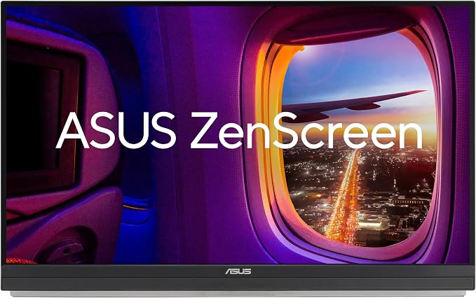 ASUS ZenScreen MB27ACF 27 Inch 1440p 100Hz USB-C Portable Monitor | USB-C PD 70W, C-clamp Arm, Speakers, Partition Hook, Kickstand, IPS, Subwoofer, Carrying Handle ,Display for MacBook and PC - Image 9