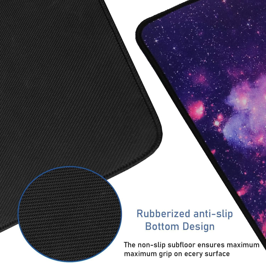 Gaming Mouse Pad with Stitched Edges (35.4X15.7In) Waterproof Desk Pad - Image 3