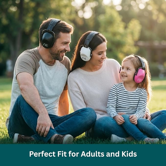 Pro For Sho 34dB NRR Hearing Protection Ear Muffs – Highest NRR Compact Design Ear Protection for Loud Events & Sensory Use - Image 4