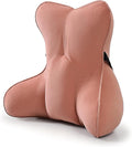 Lumbar Support Pillow (Pat. Pend) for Office Chair, Couch, Recliner & Car Seat, Ergonomic Back Support Cushion for Lower Back Pain Relief, Washable Lumbar Pillow, Blush Pink by Ailuteie
