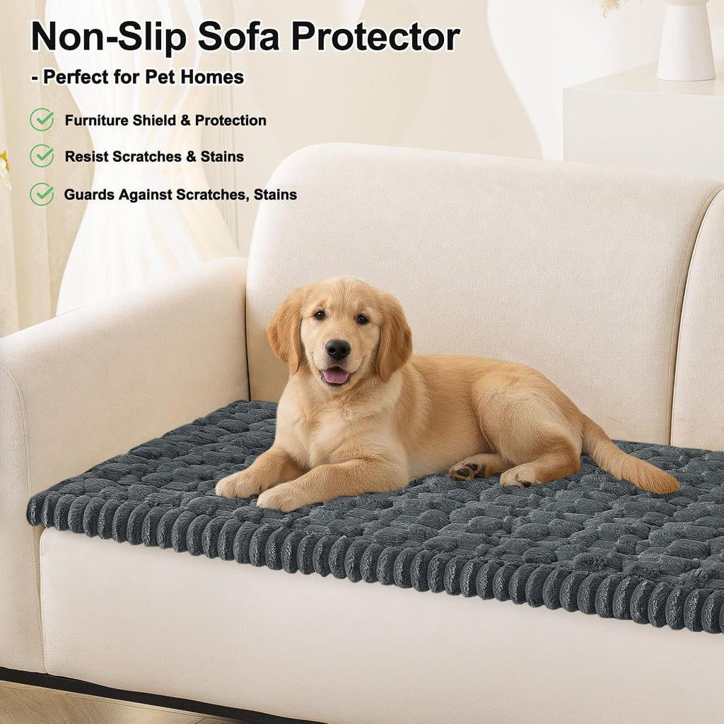 Smiry Couch Covers for Dogs, Non Slip Fuzzy Pet Sofa Protector Washable - Image 10