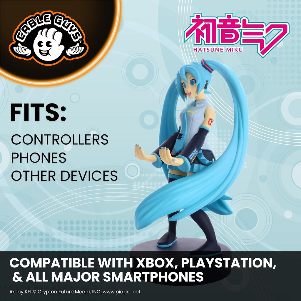 Cableguys Hatsune Miku Figure Controller Holder & Phone Stand - Officially Licensed Vocaloid Anime Gift for Gamers, Compatible with Nintendo Switch, Xbox & PlayStation - Image 6