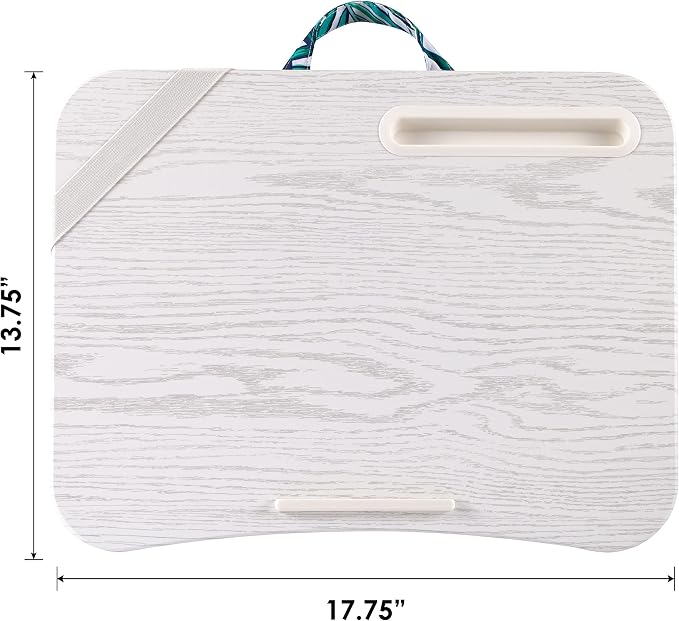 LAPGEAR Designer Lap Desk – Tropical Palm Leaves, Fits 15.6” Laptops - Image 4