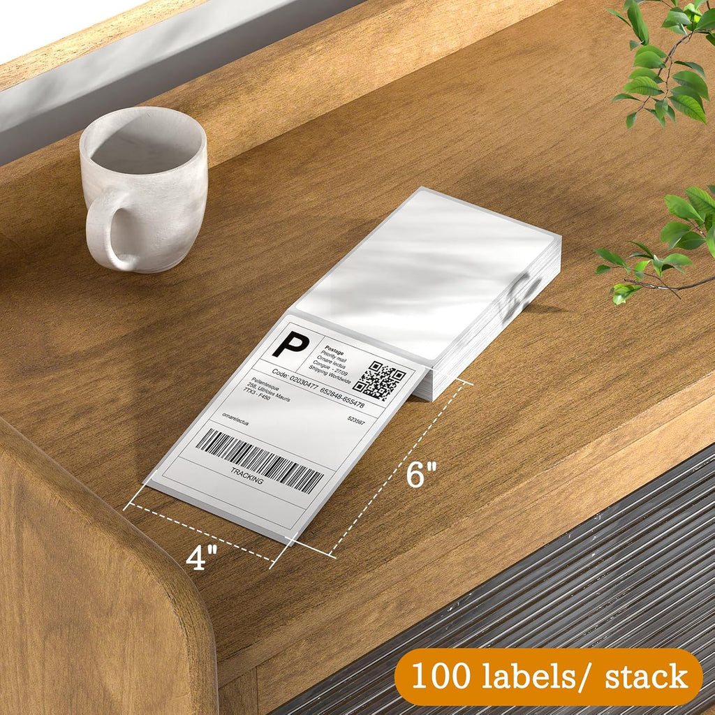 4 x 6 Fanfold Thermal Label,100 Pack Thermal Shipping Labels for FedEx - Image 2