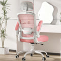 Mimoglad Office Chair, High Back Ergonomic Desk Chair with Adjustable Lumbar Support and Headrest, Swivel Task Chair with flip-up Armrests for Guitar Playing by Mimoglad