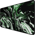 Large Extended Mouse Pad with Stitched Edges, Non-Slip Natural Rubber Base by Hsmienk
