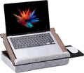 Vigo Wood Lap Desk for Laptop - Laptop Tray with Cushion, Portable Lap Desk for Lap, Adjustable Lapdesk, Couch Lap top Table for Work, Ergonomic Lap top Stand for Bed by VigoWood
