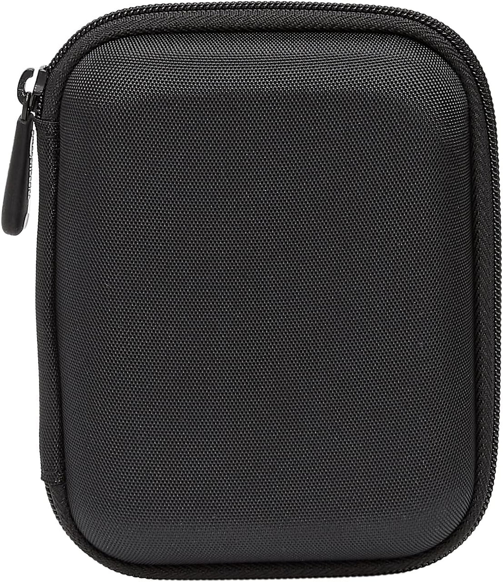 Amazon Basics Small Hard Shell Portable External Hard Drive Carrying Case with Mesh Pocket for My Passport Essential, Black by Amazon Basics