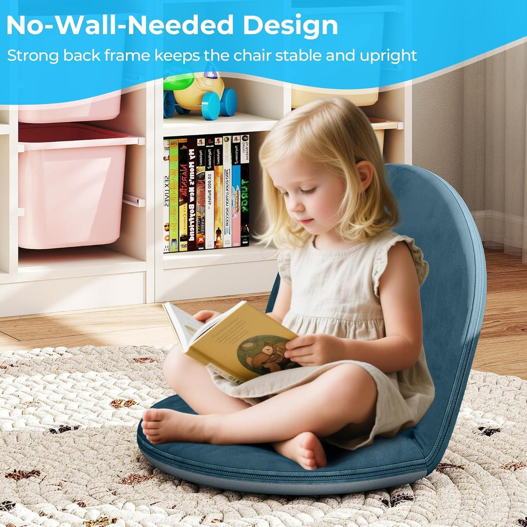 2Pcs Floor Chair with Adjustable Back Support for Kids and Adults - Image 3