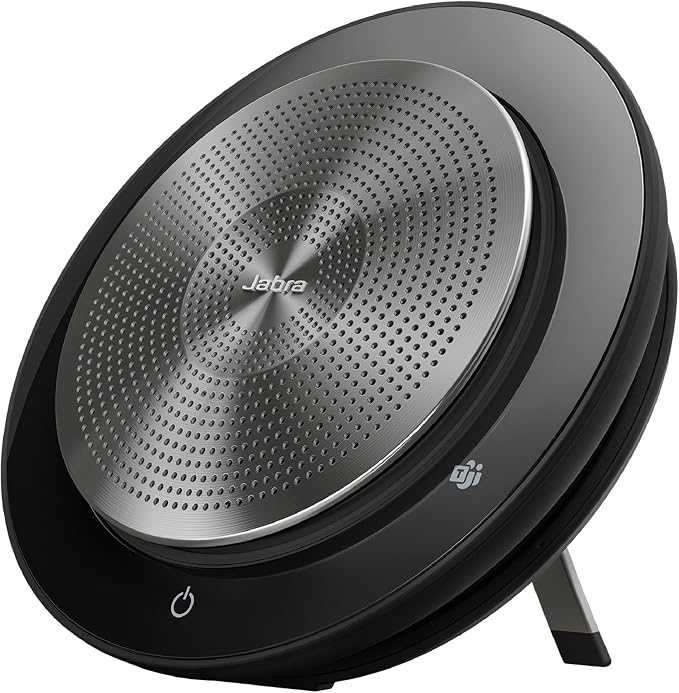 Jabra Speak 750 MS Wireless Bluetooth Speakerphone with Link 370 USB Adapter – Portable Conference Speaker for Holding Meetings Anywhere with Premium Audio - Certified for Microsoft Teams by Jabra