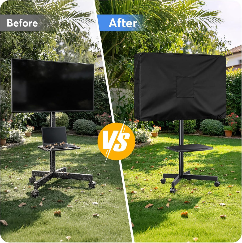 Mobile TV Stand Cover for 70-75 Inch Mobile TV Cart - Image 6