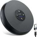 EMEET M1A USB Speakerphone, Built-in Mics, 360° Voice Pickup, Plug&Play | USB C & C-A Adapter, Computer Speakers with Fast Mute, Noise Reduction, Echo Cancellation for 5-8 People for Zoom Teams by EMEET