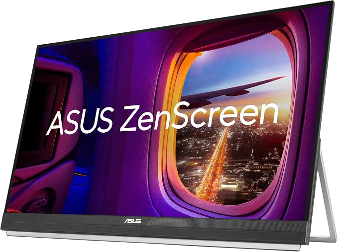 ASUS ZenScreen MB27ACF 27 Inch 1440p 100Hz USB-C Portable Monitor | USB-C PD 70W, C-clamp Arm, Speakers, Partition Hook, Kickstand, IPS, Subwoofer, Carrying Handle ,Display for MacBook and PC - Image 17
