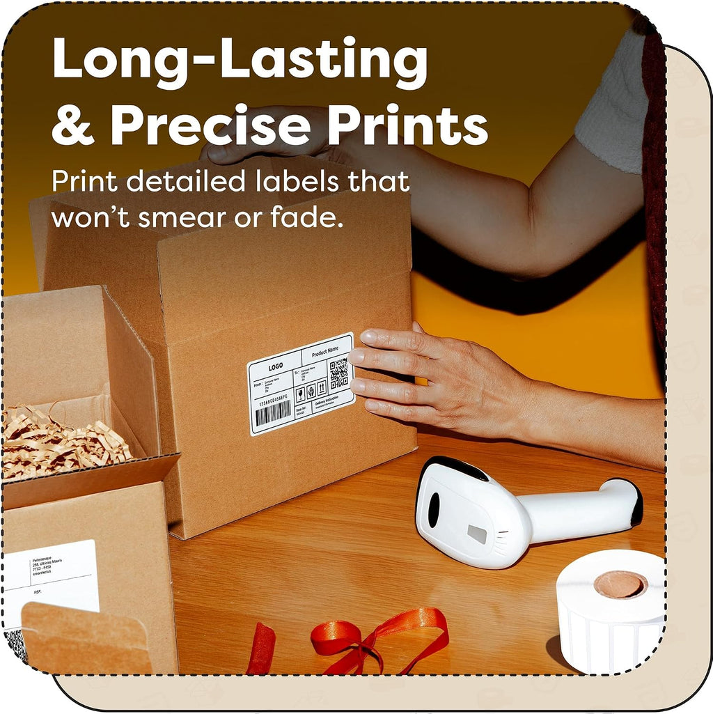 4" X 2.5" Direct Thermal Labels (5750 Count, 10 Rolls) - Image 3