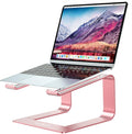 Laptop Stand for Desk, Pink, Up to 15.6" Laptop | Ergonomic Computer Stand Riser Holder for MacBook Air Pro, Dell, HP, Lenovo, Samsung, Alienware by Urmust
