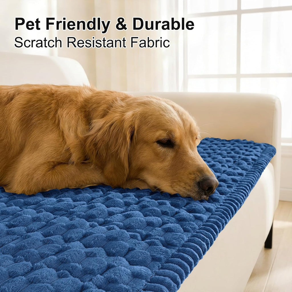 Smiry Couch Covers for Dogs, Non Slip Fuzzy Pet Sofa Protector Washable - Image 3
