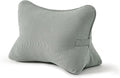 Pat. Pend. Corduroy Lumbar Support Back Pillow for Sitting Up & Reading, Ergonomic Triangle Back Support Cushion for Sofa, Armchair & Bed, Removable Washable Cover, Grey Green by Ailuteie