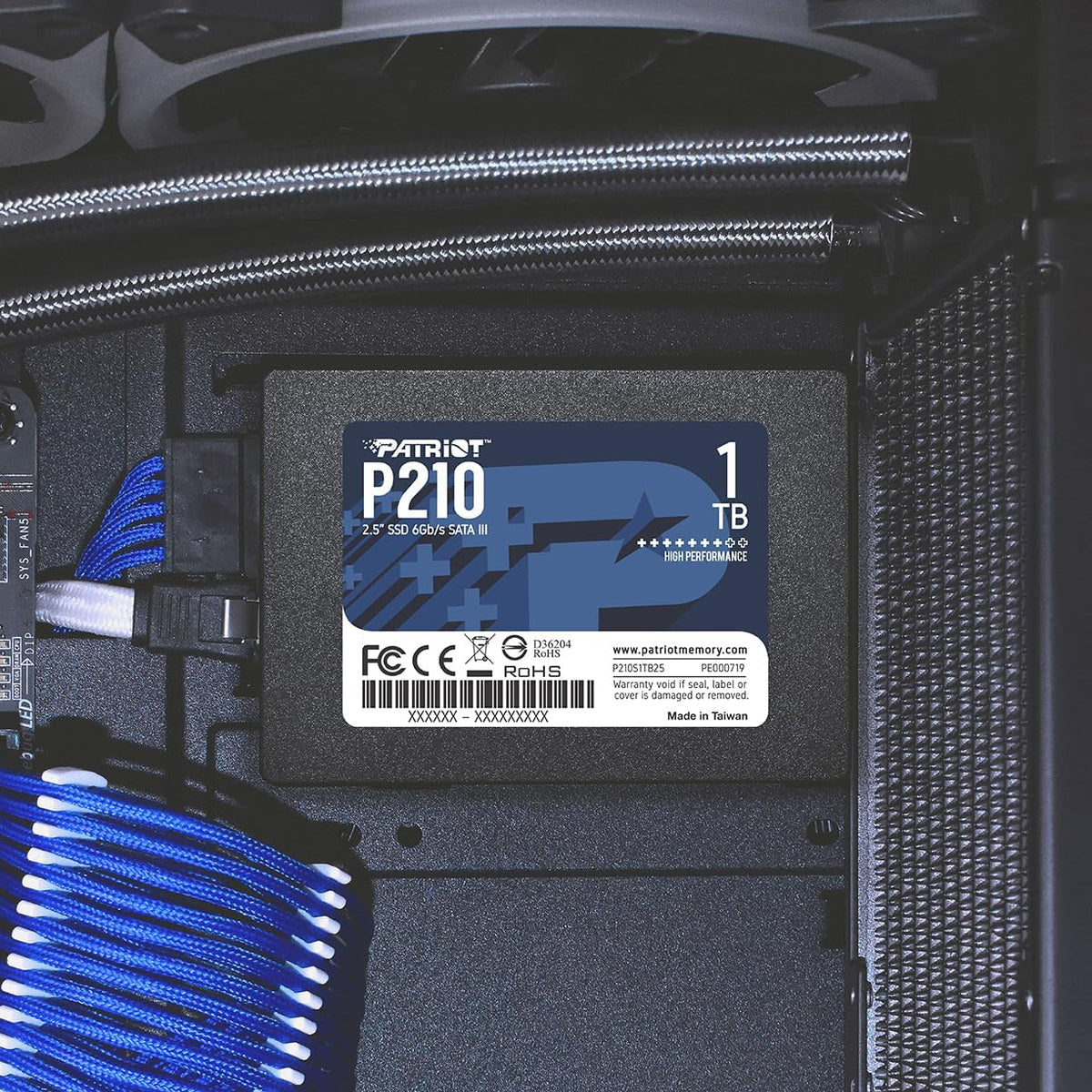 Patriot P210 1TB Internal SSD - SATA 3 2.5" - Solid State Drive - P210S1TB25 - Image 4