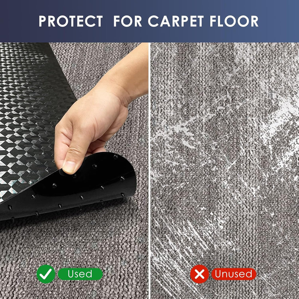 Vicwe Office Chair Mat for Carpet, 48"x40" Heavy Duty Chair Mat with Studs - Image 4