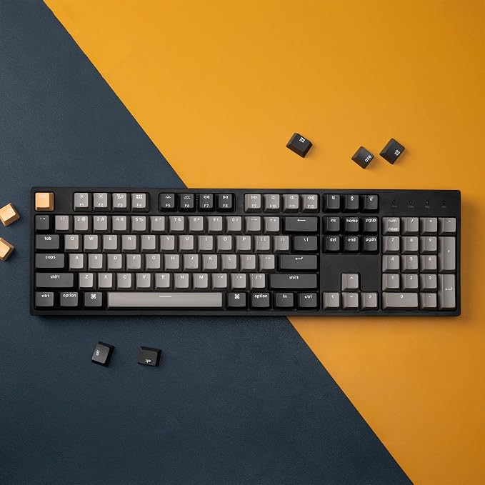 Keychron C2 Pro Wired QMK/VIA Mechanical Keyboard Full Size Layout Custom Programmable Macro RGB Backlit with Keychron K Pro Brown Switch OEM Profile Double-Shot PBT Keycaps for Mac Windows Linux - Image 8