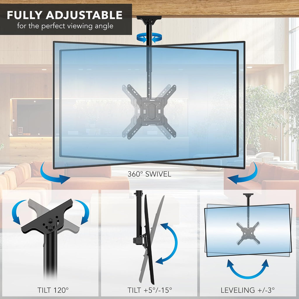 Mount-It! Ceiling TV Mount, 32-65", 99 lbs, MI-511 - Image 6