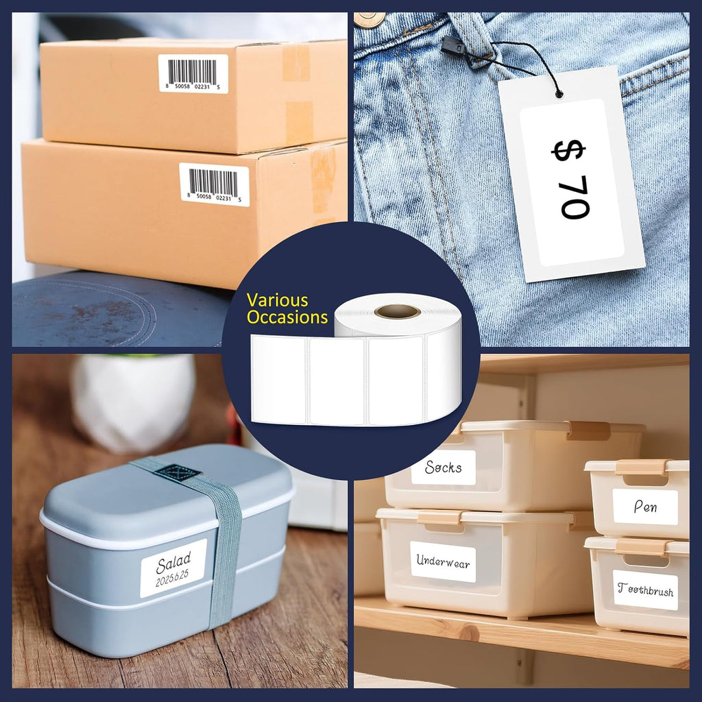 LLIKED 2.25" x 1.25" Direct Thermal Labels, 12000 Barcode Address Labels - Image 8