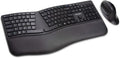 Kensington Pro Fit Ergonomic Wireless Keyboard and Mouse - Black (K75406US) | Contoured ergonomic design, wireless connection, matching keyboard and mouse combo by Unknown