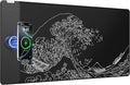 Magnetic Wireless Charging Mouse Pad, 31.5"x15.8" Large Desk Mat | Waterproof Mousepad, Smooth Glide, Stitched Edge, Non-Slip Rubber Base, Desk Pad Computer Keyboard Mat, No Adapter by abcmat