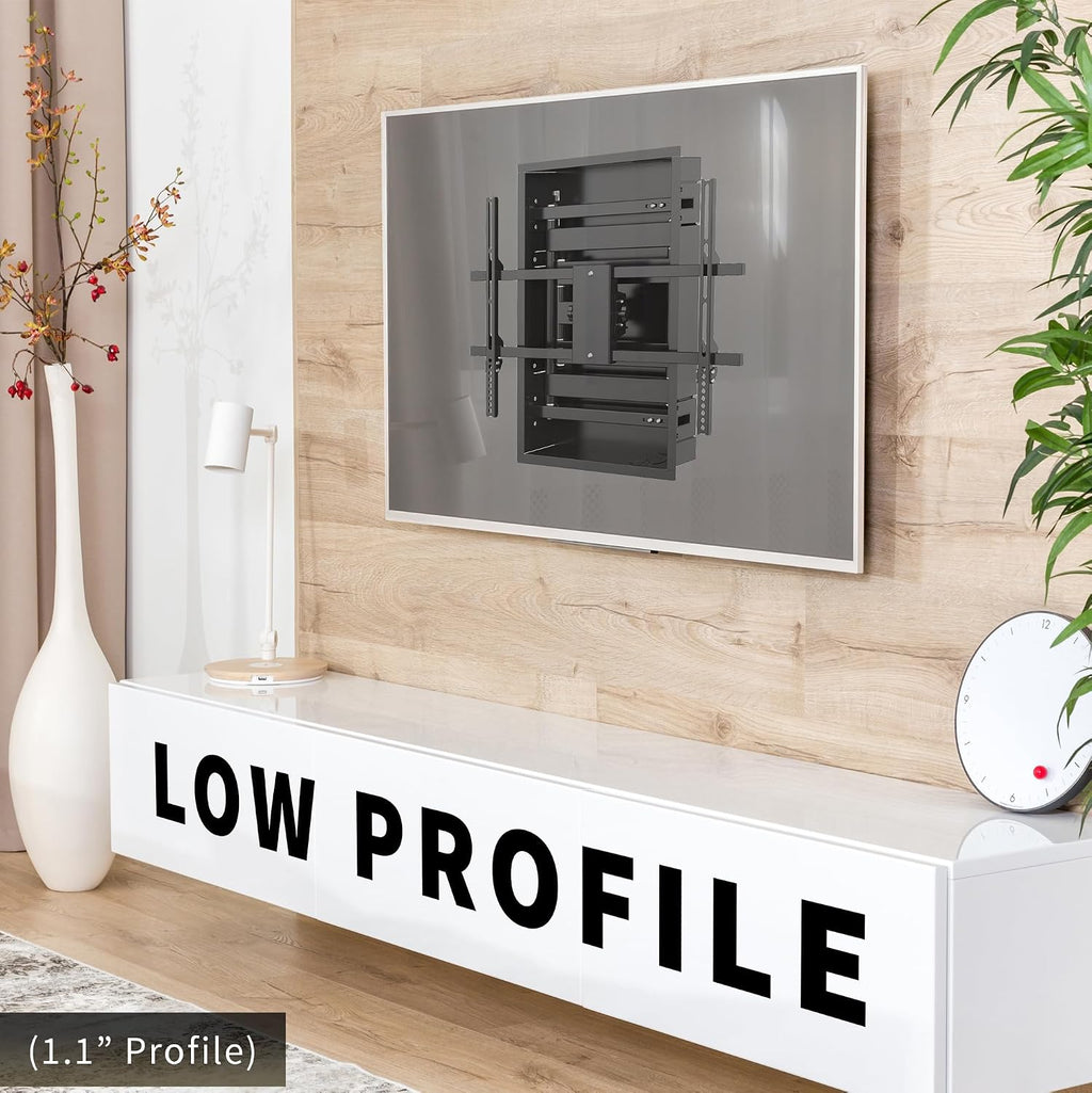 VIVO 50-75 in Recessed TV Wall Mount, Holds 110 lbs - Image 4