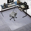 Tydle Chair Mat for Carpet, 60" x 46" Chair Mat for Carpeted Floors, Non-Slip Computer Under Desk Plastic Floor Mat for Work Gaming Chairs, Heavy Duty Carpeted Floor Protector for Home Office (Clear) by Tydle