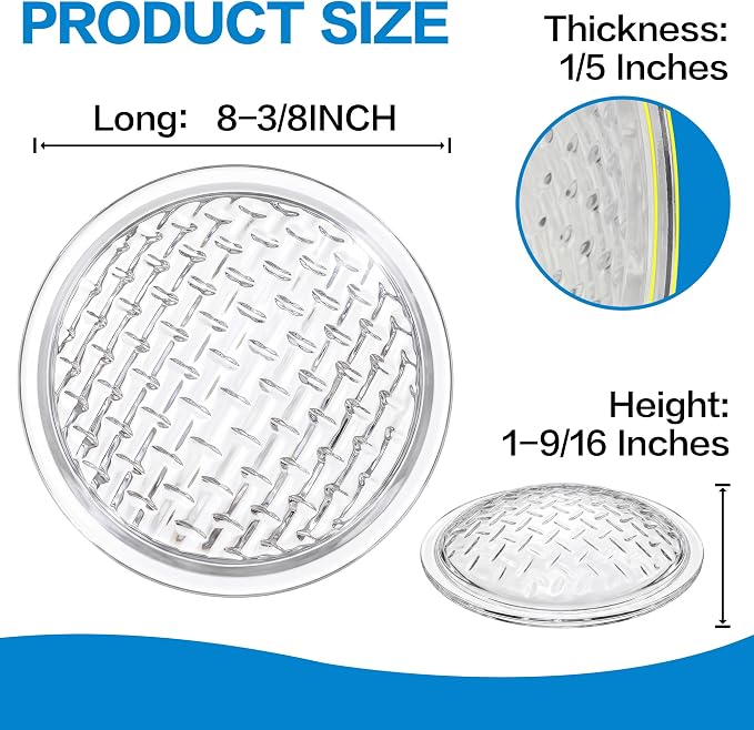 10" Pool Light Glass Replacement Lens, Model 79100100 | Model 79100100 - Image 2